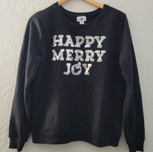 Disney Parks Happy Merry Joy Pullover Size Medium - Picture 1 of 6